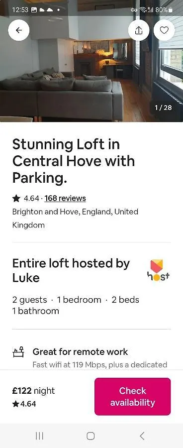 布赖顿22 Stunning Large Loft - Great Location - Free Onsite Parking - Garden View- Quiet公寓 公寓